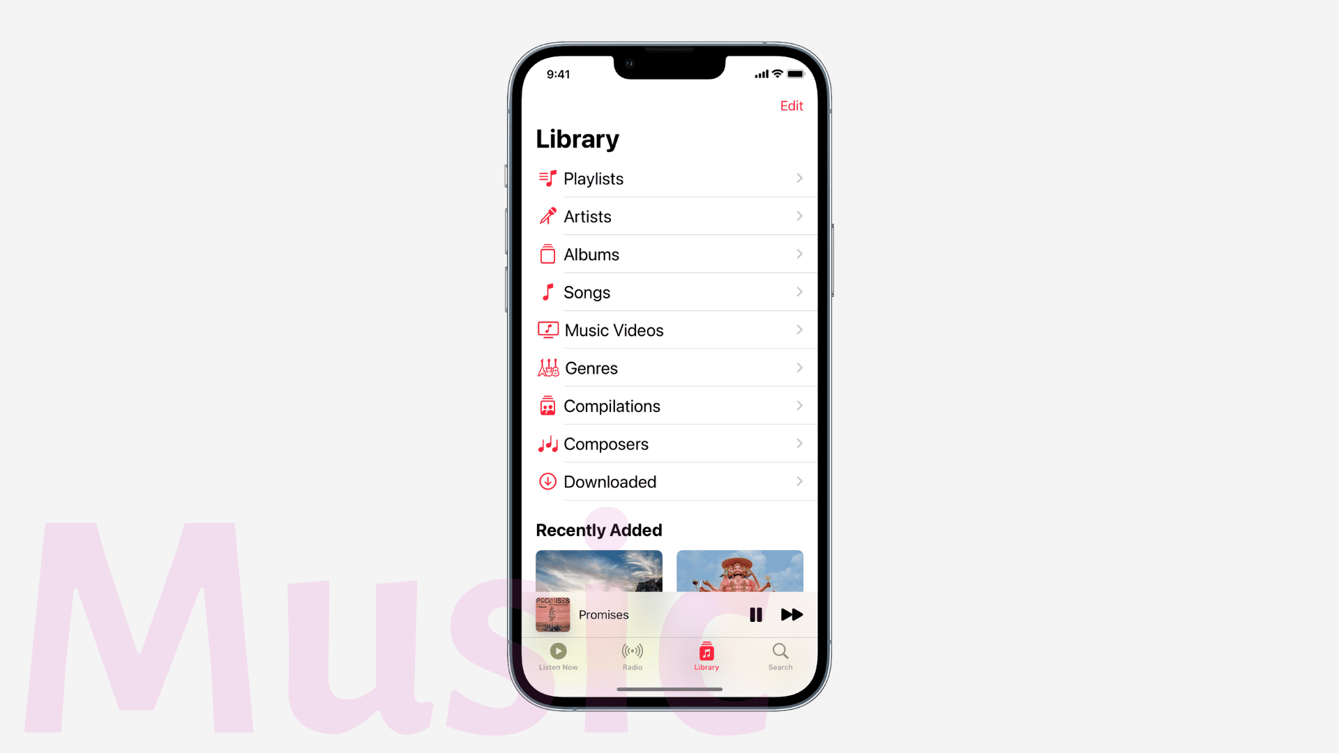 New Music features in iOS 16