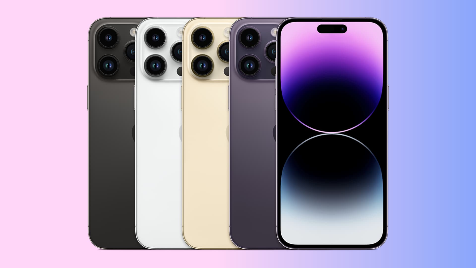iPhone 14 Pro in all colors