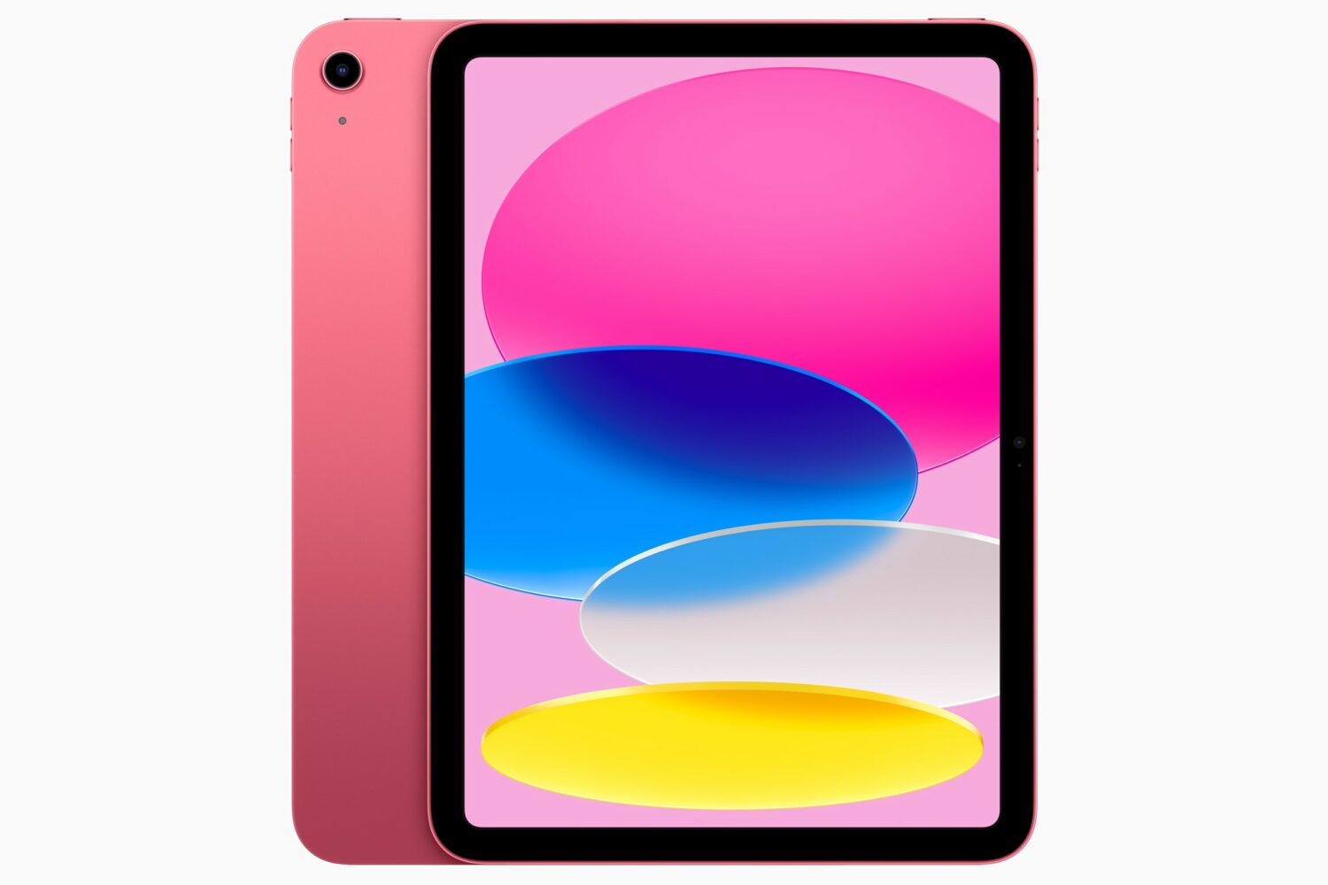 The tenth-generation iPad in pink