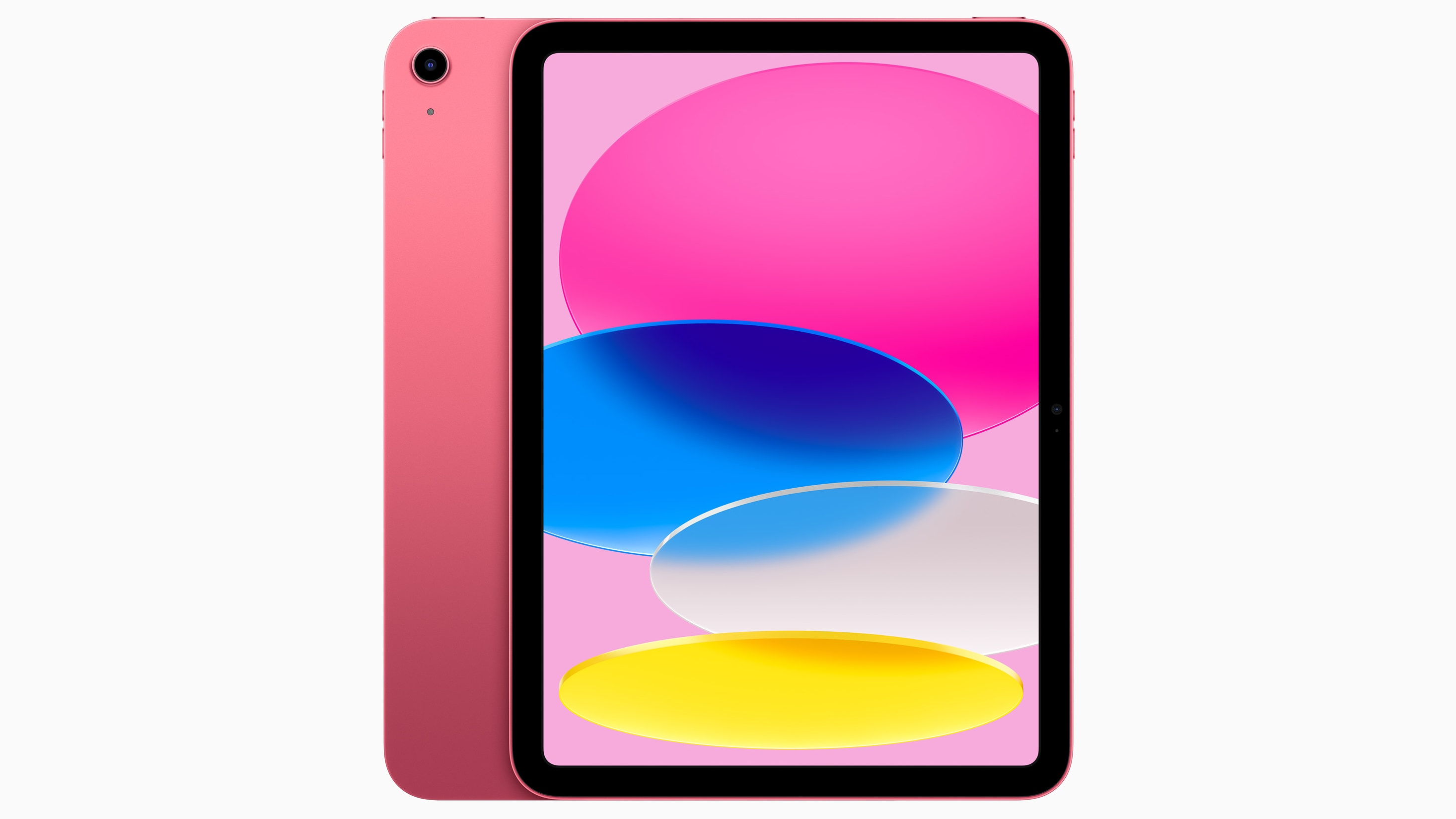 The tenth-generation iPad in pink