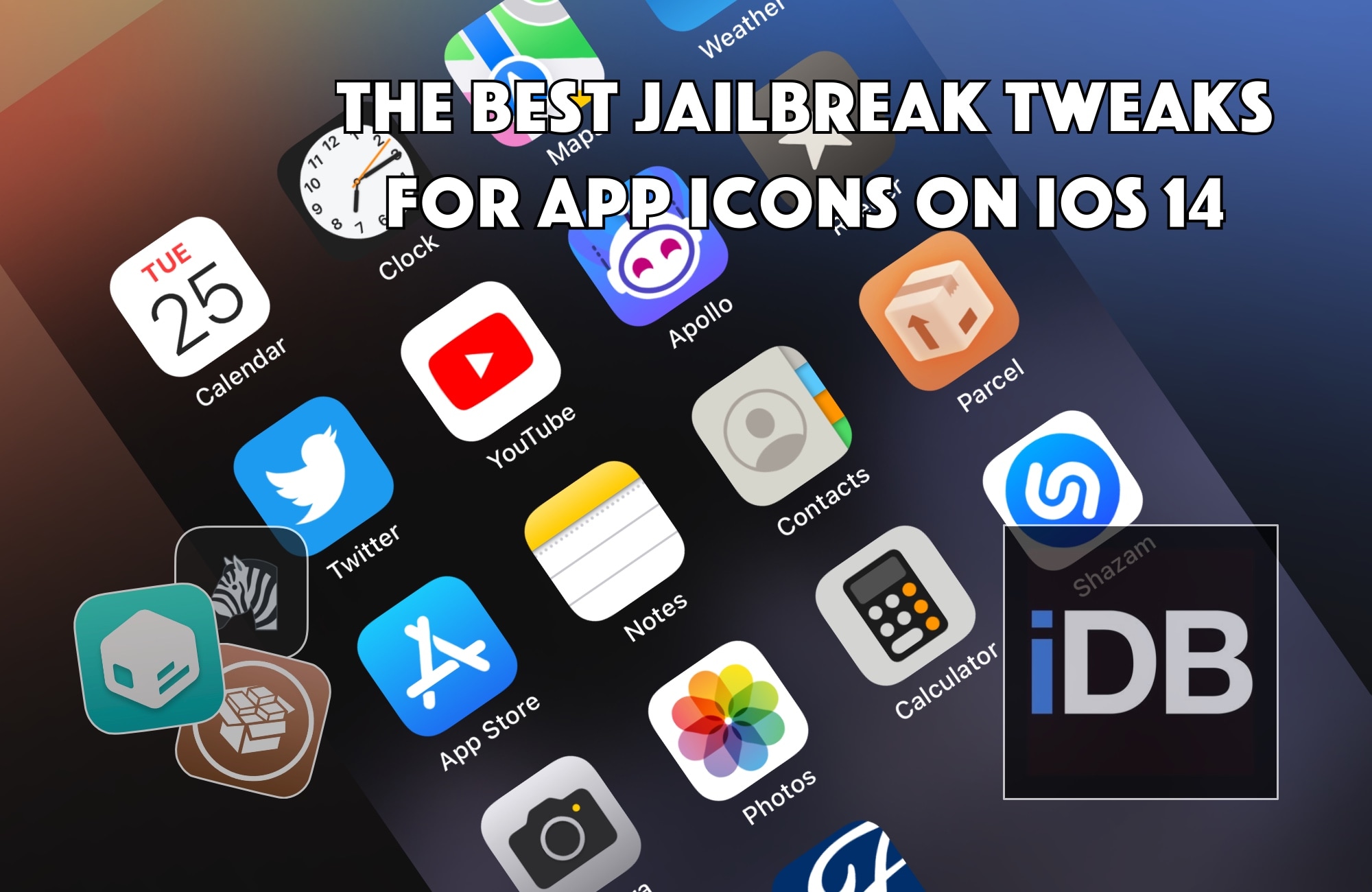 Best app icon jailbreak tweaks for iOS 14.