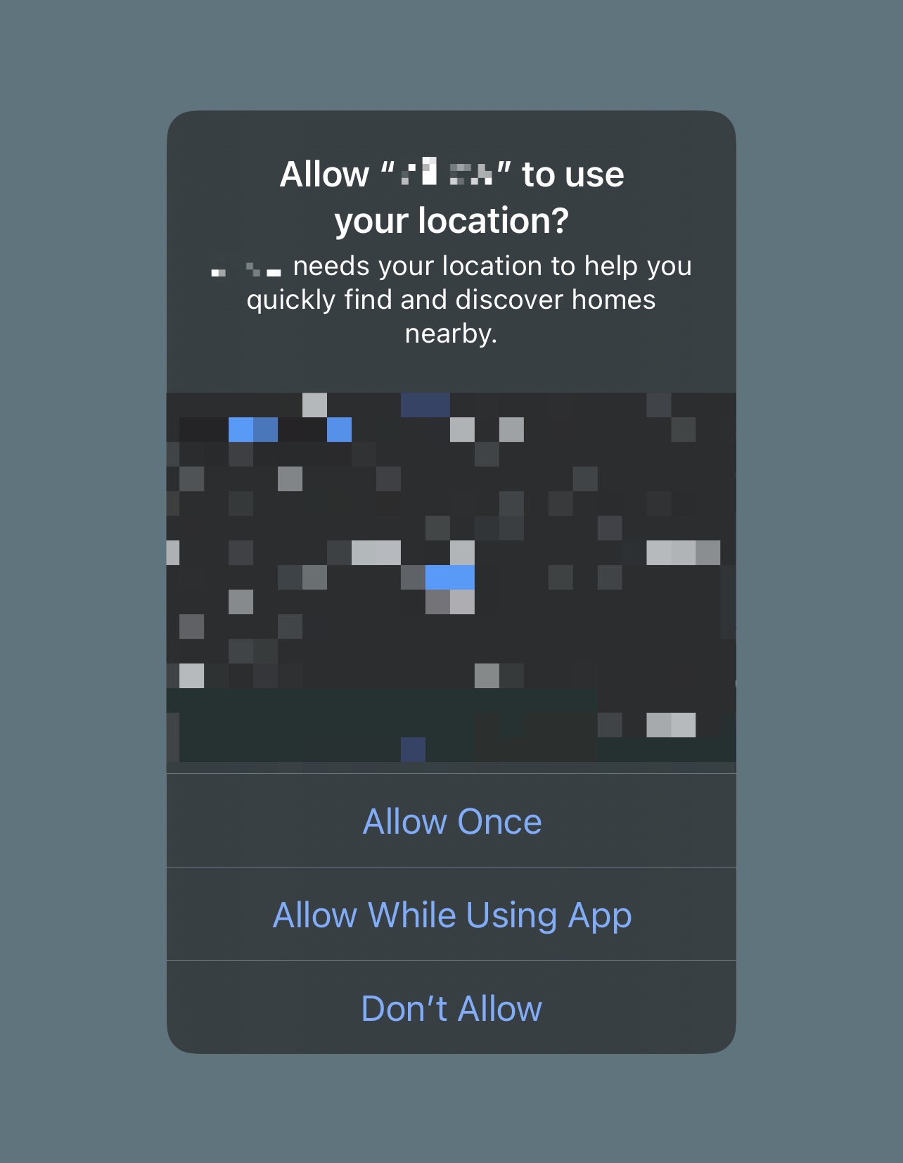 Allow an app to use your location?