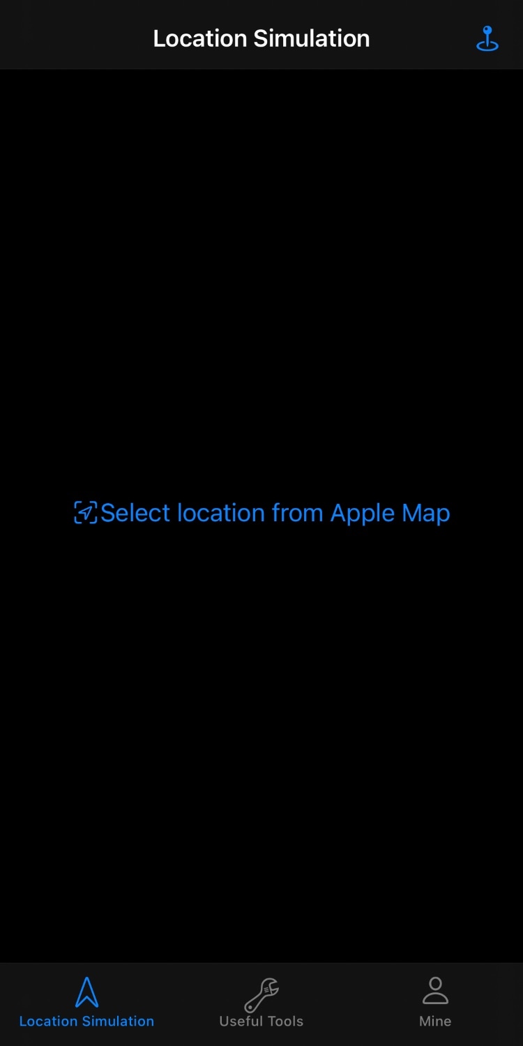 Location Spoofing app for TrollStore.