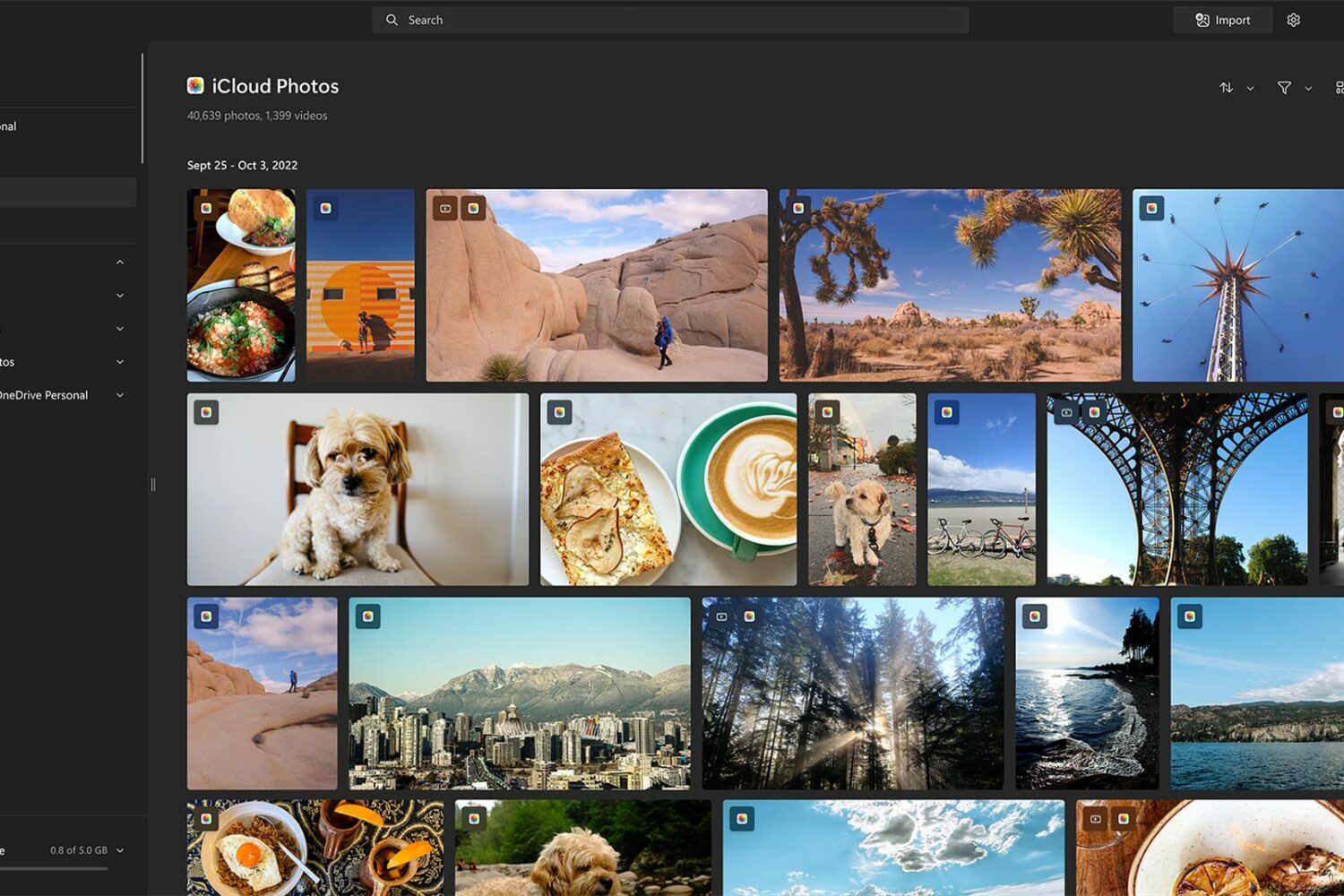 iCloud Photos integration in Microsoft Photos on Windows 11