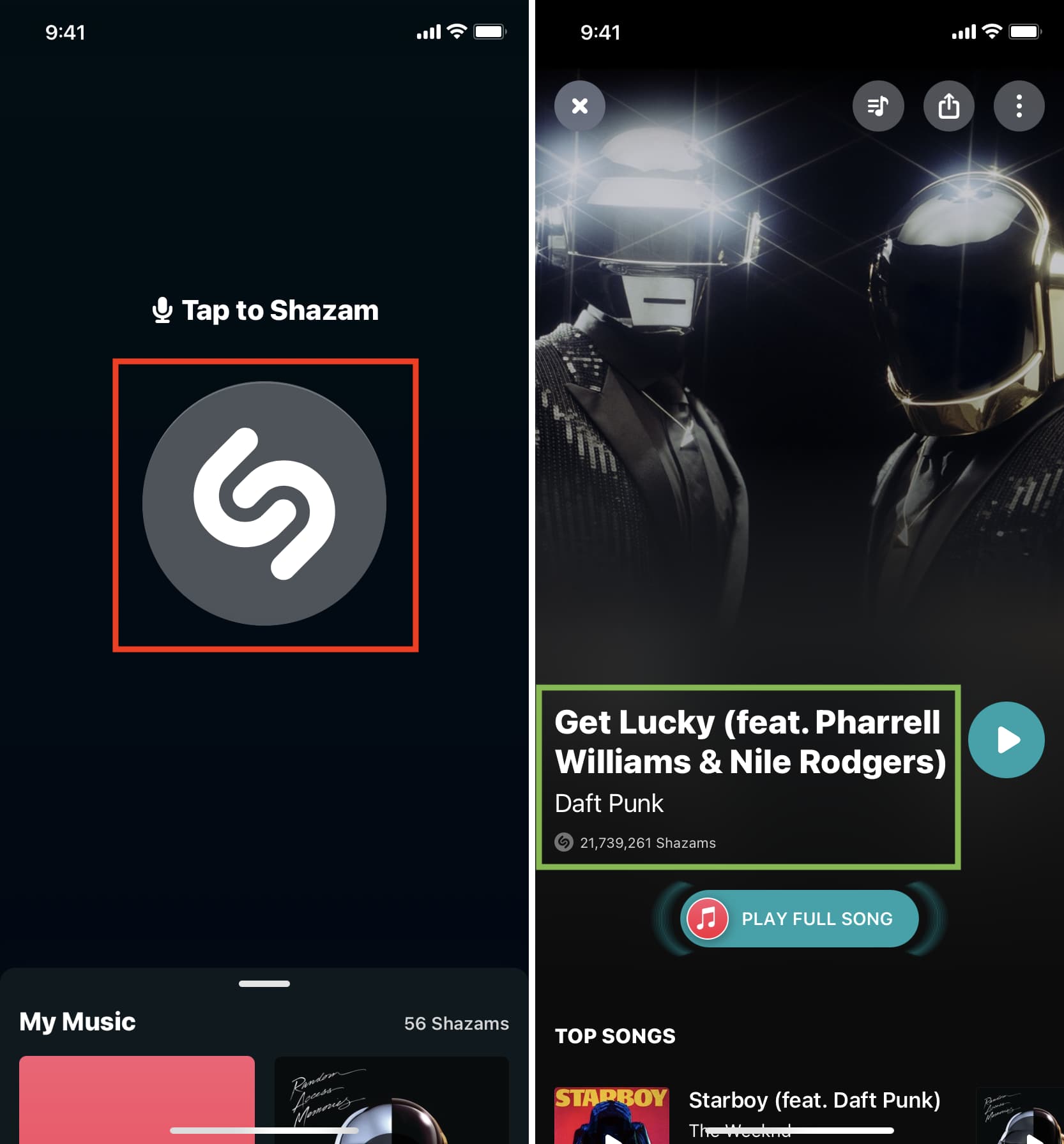 Use Shazam app on iPhone to find what's playing on your HomePod