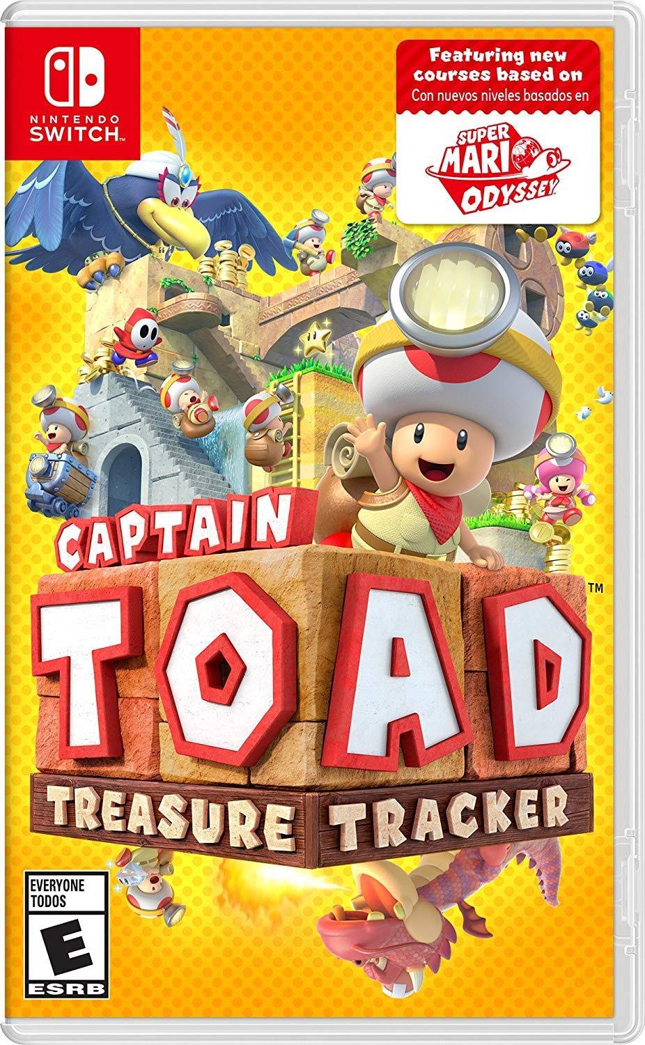 Captain Toad Treasure Tracker game cover artwork.