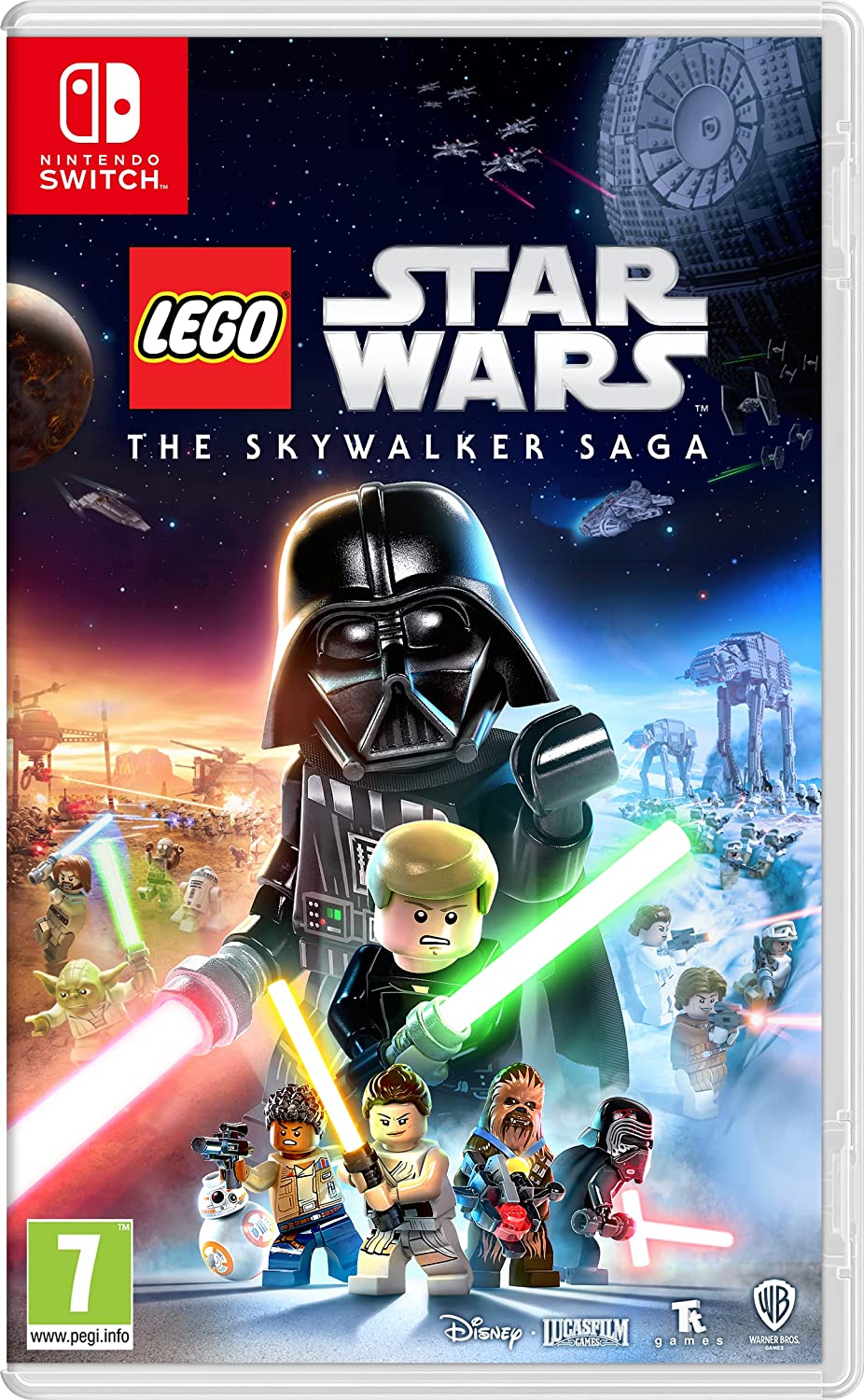 LEGO Star Wars: The Skywalker Saga for Nintendo Switch cover art.