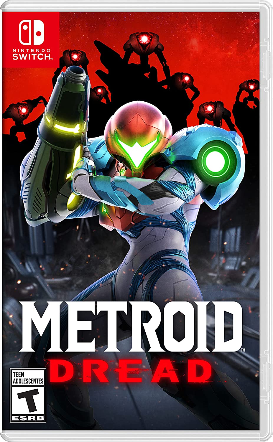 Metroid Dread game cover artwork.