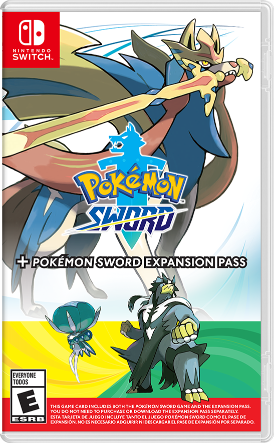 Pokémon Sword Edition game cover artwork.