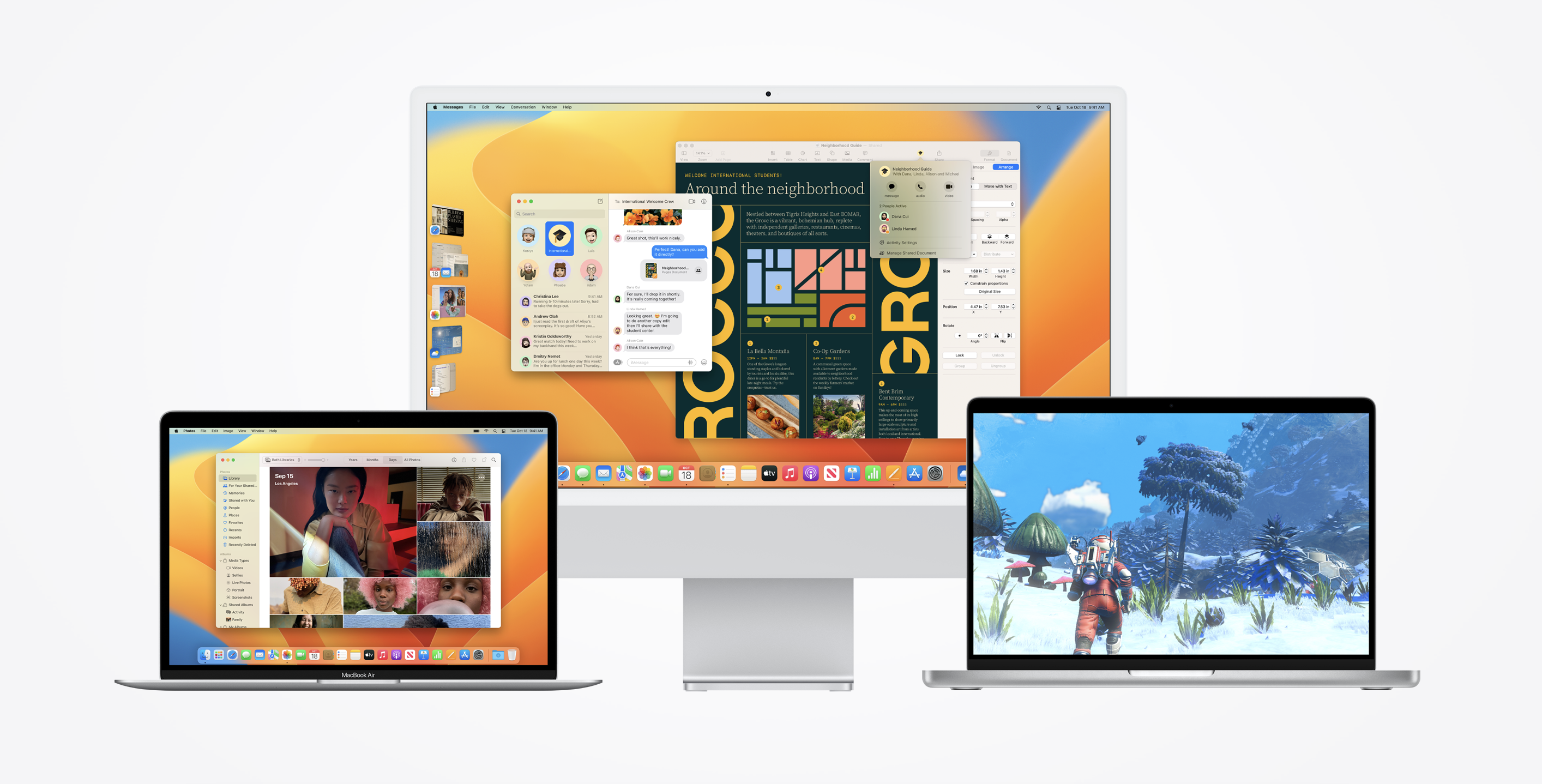 Apple's macOS Ventura desktop operating system.