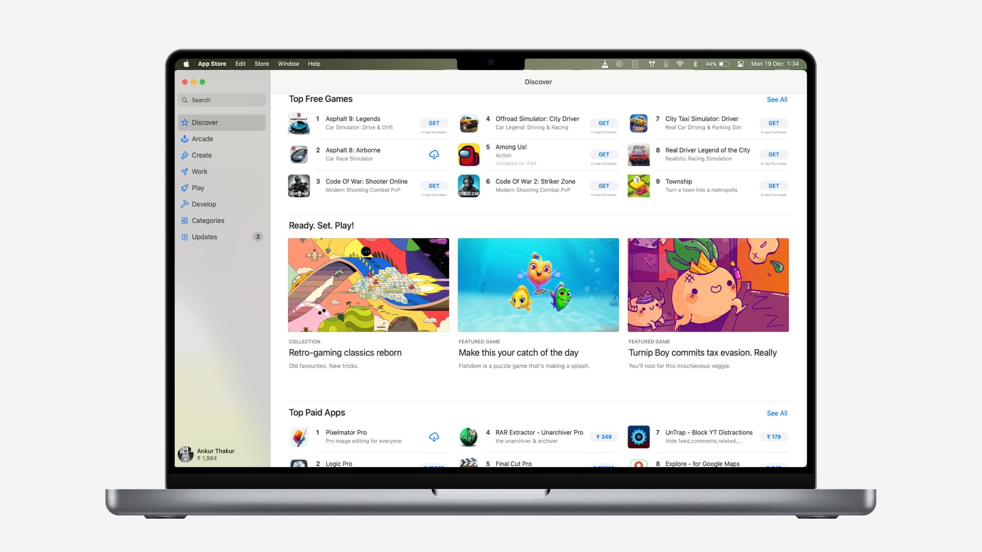 Apple App Store on Mac