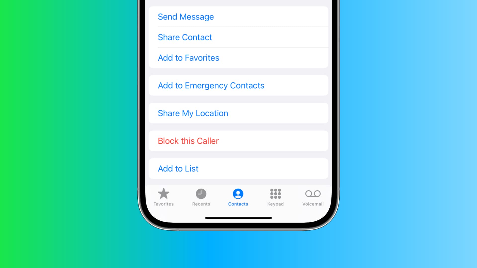 How to block or unblock a caller or message sender on iPhone