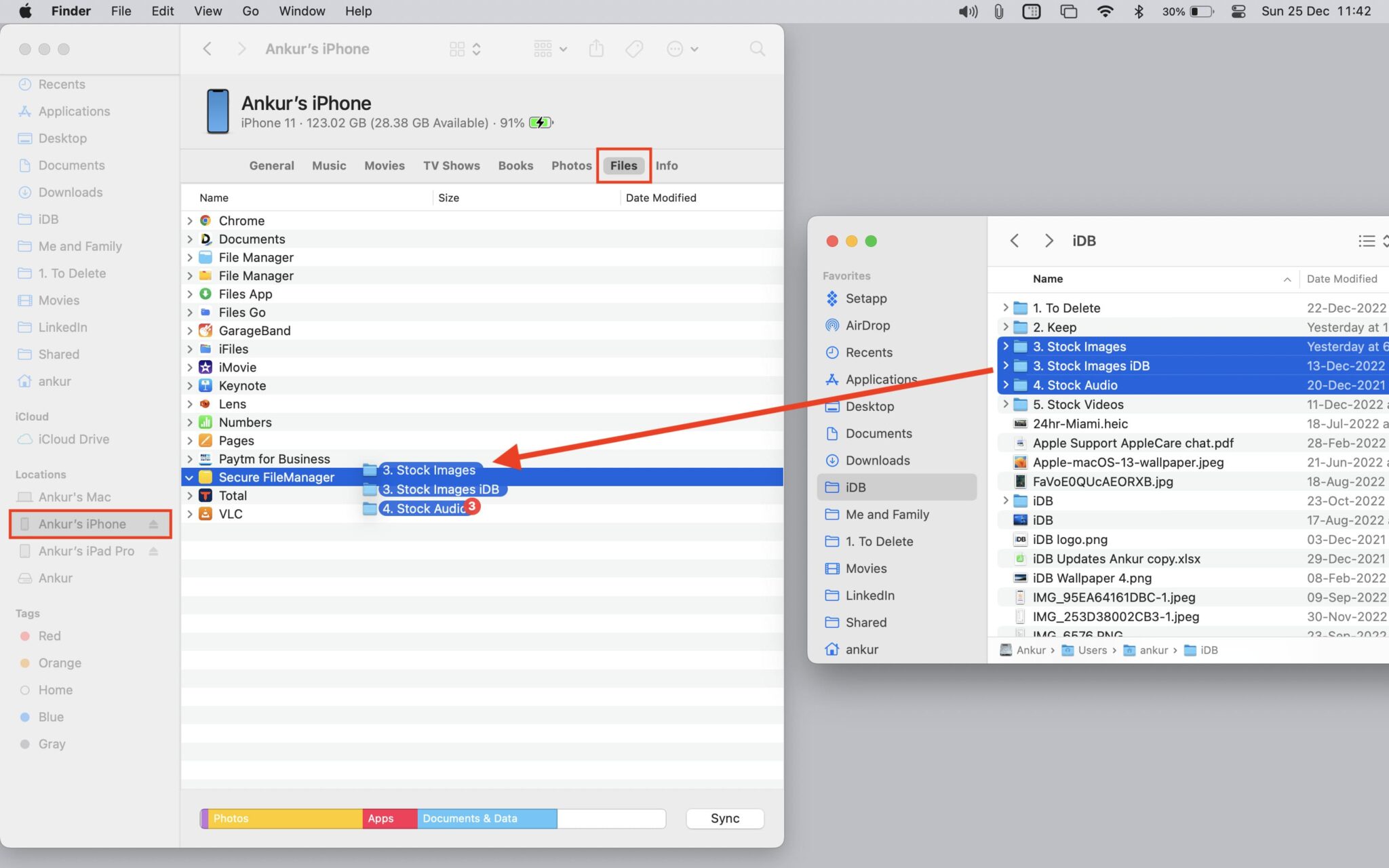 Use your iPhone or iPad as a USB drive on Mac or PC