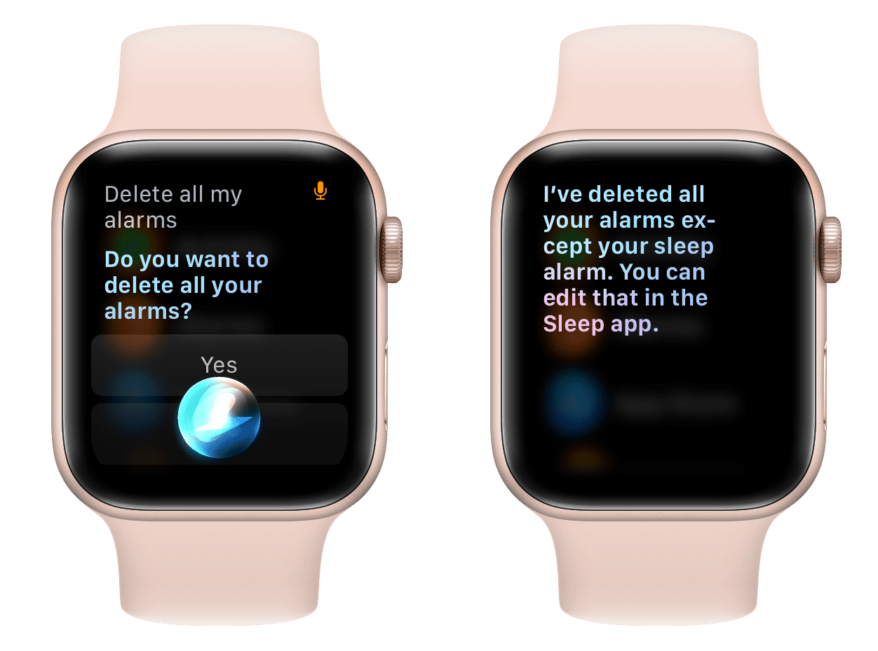 Delete all Apple Watch alarms in one go