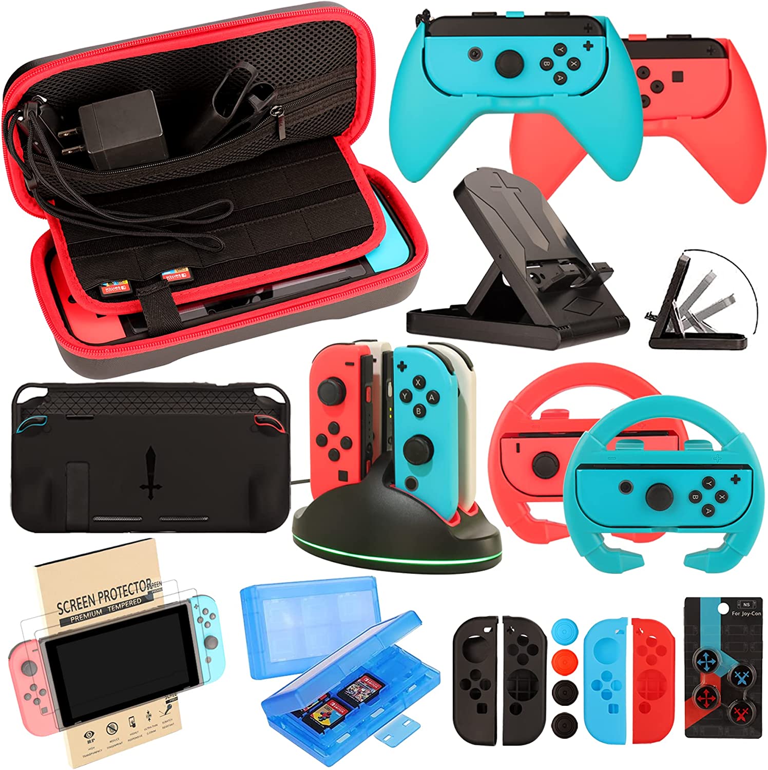 EOVOLA Accessories Kit for Nintendo Switch.