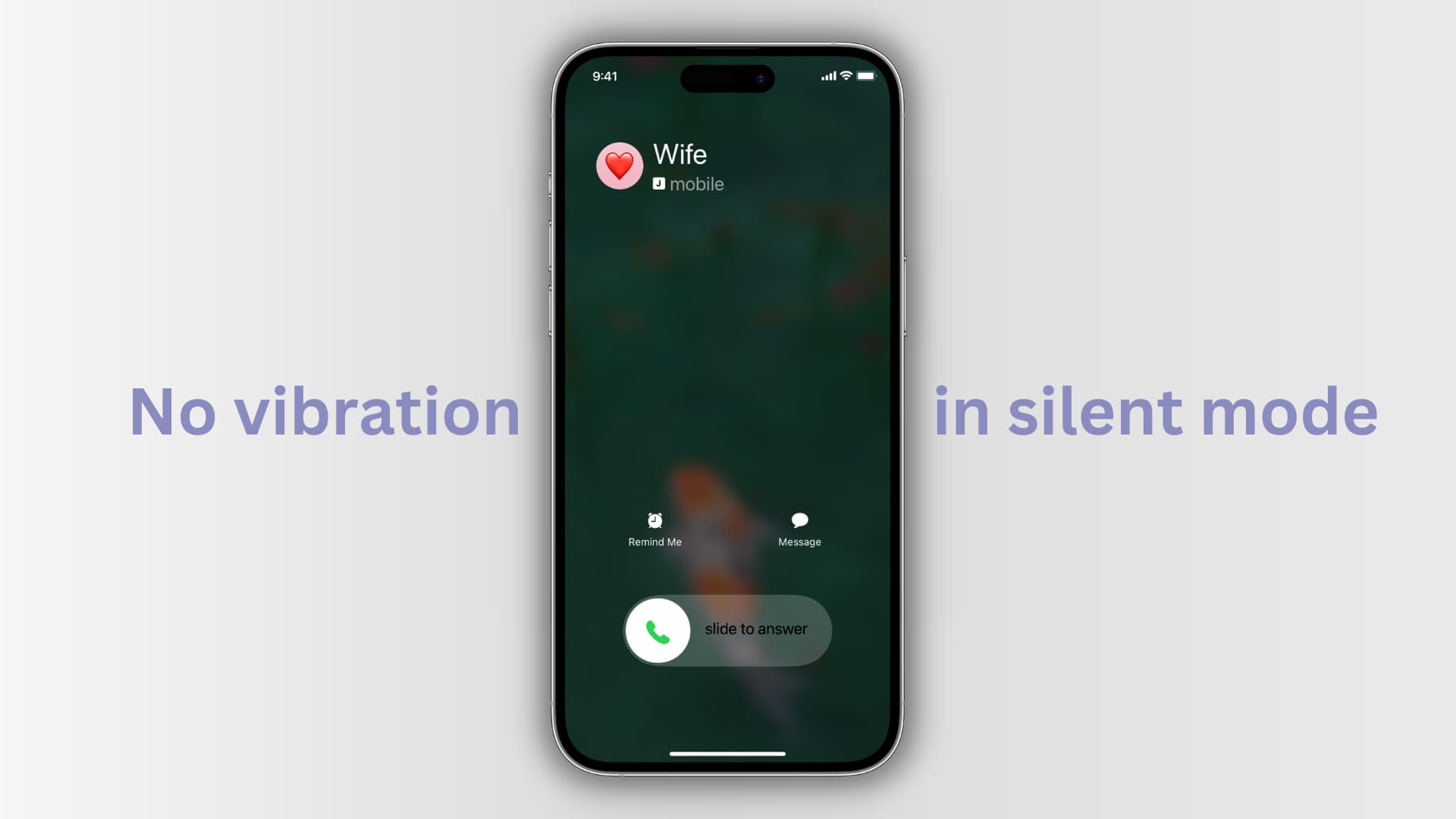 No vibration in silent mode on iPhone