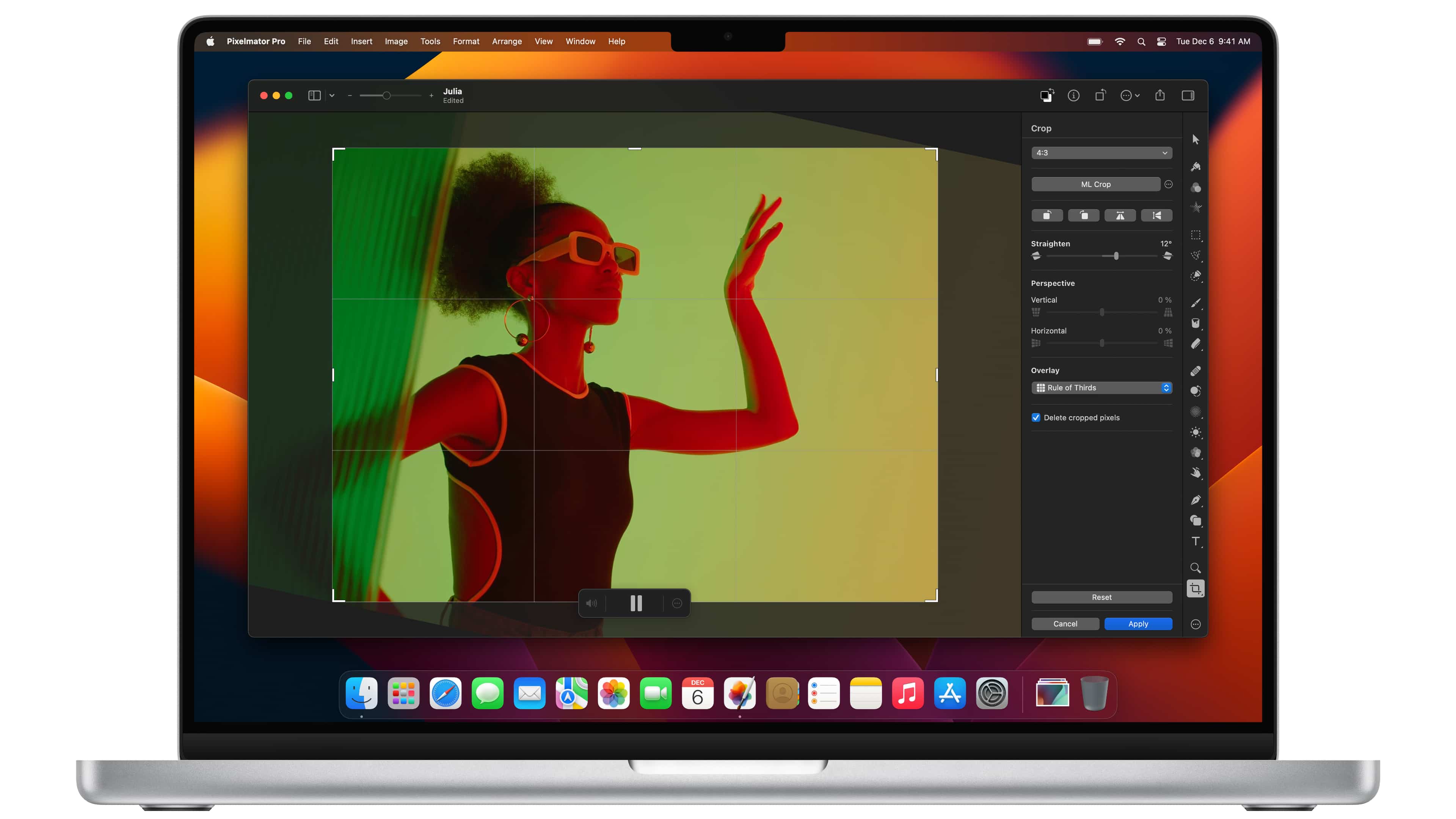 Showcasing basic video editing support in Pixelmator Pro 3.2 for macOS