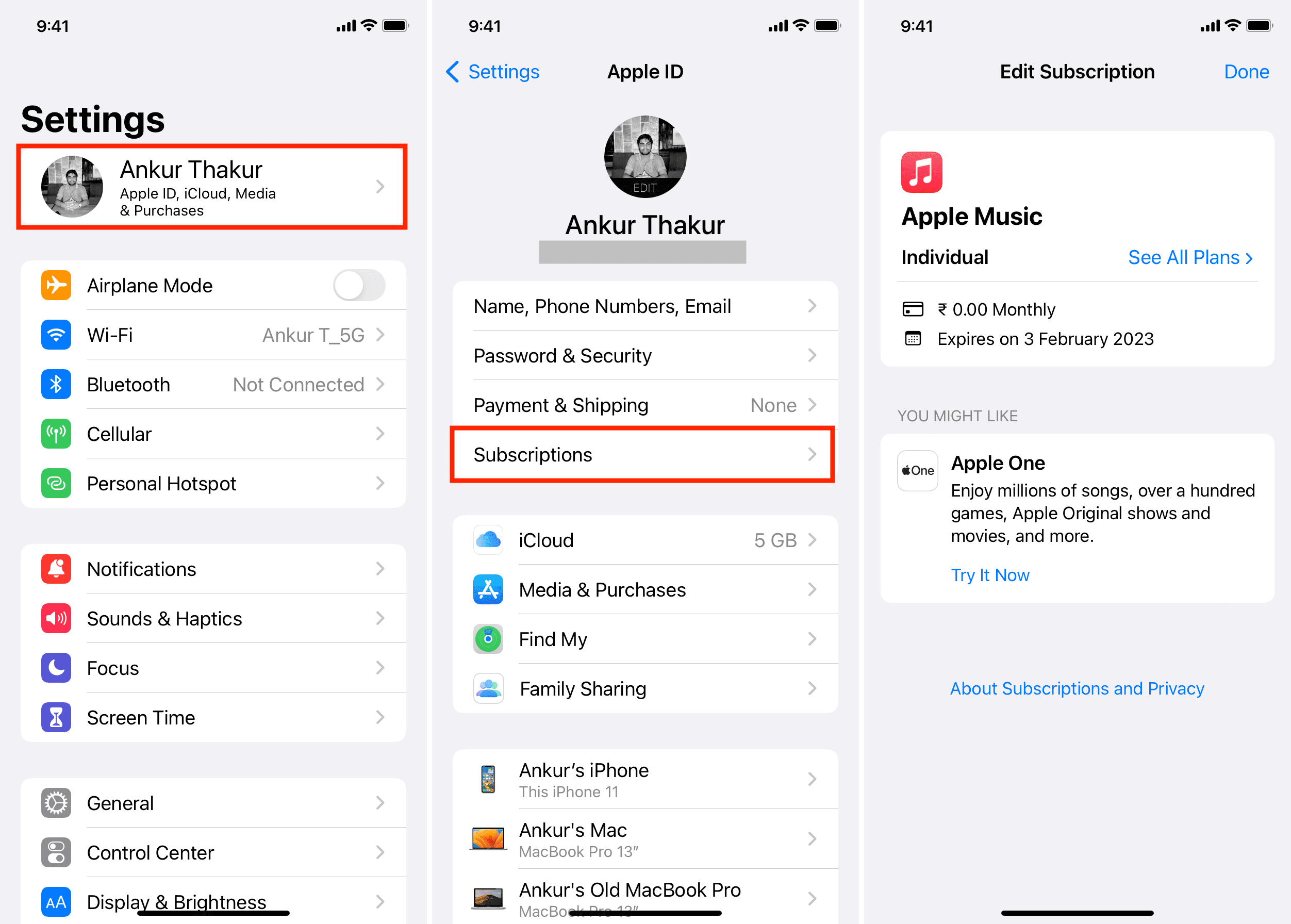 See your active subscriptions in iPhone Settings