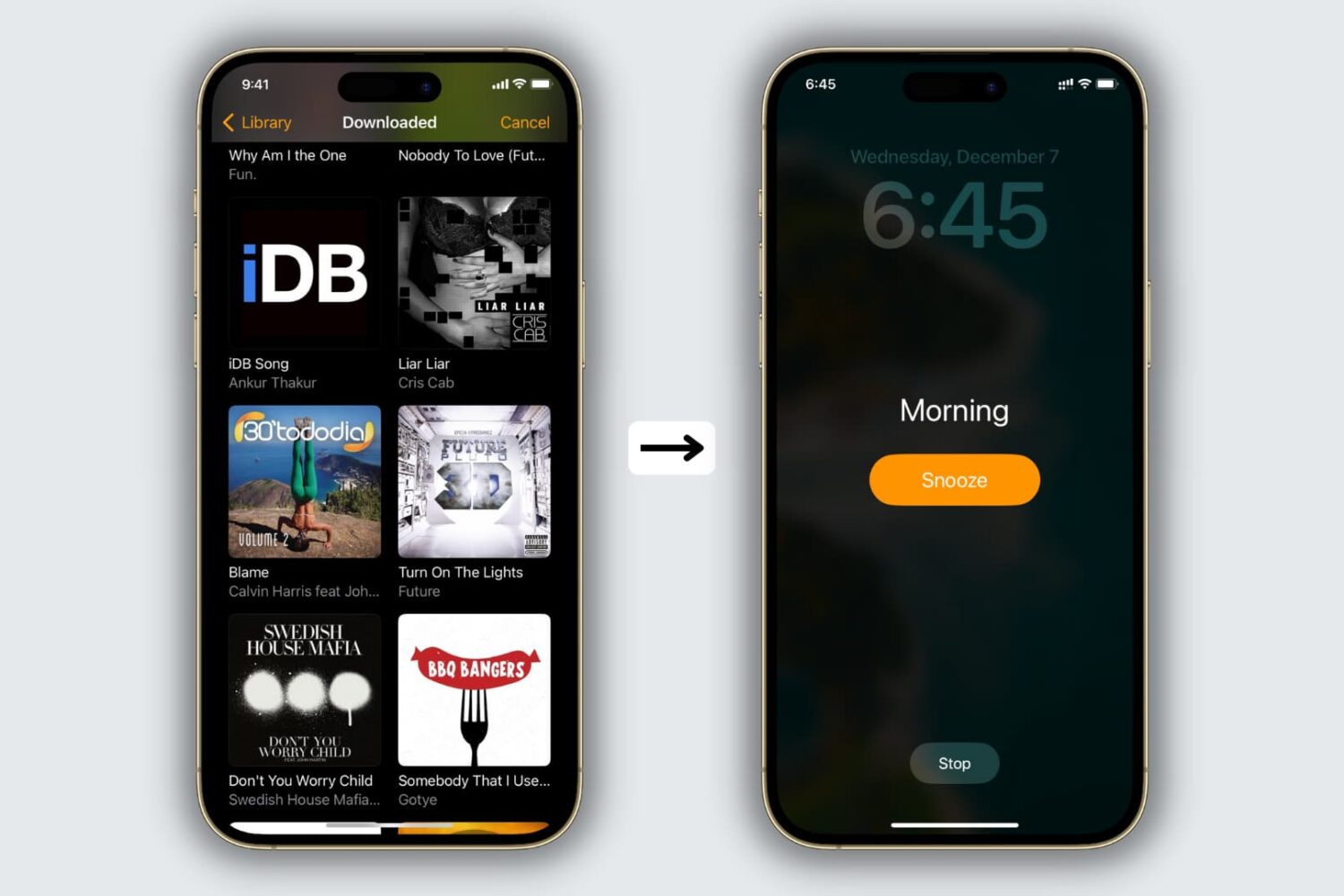 Set your favorite song as alarm tone on iPhone