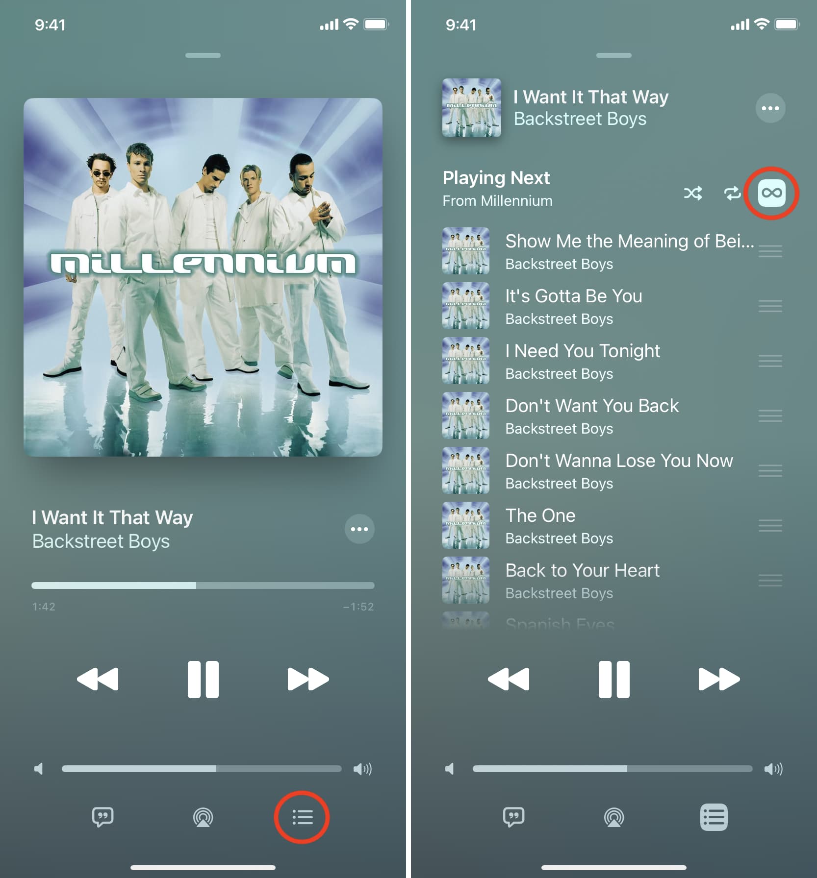 Turn on music autoplay on iPhone to keep playing similar songs from Apple Music