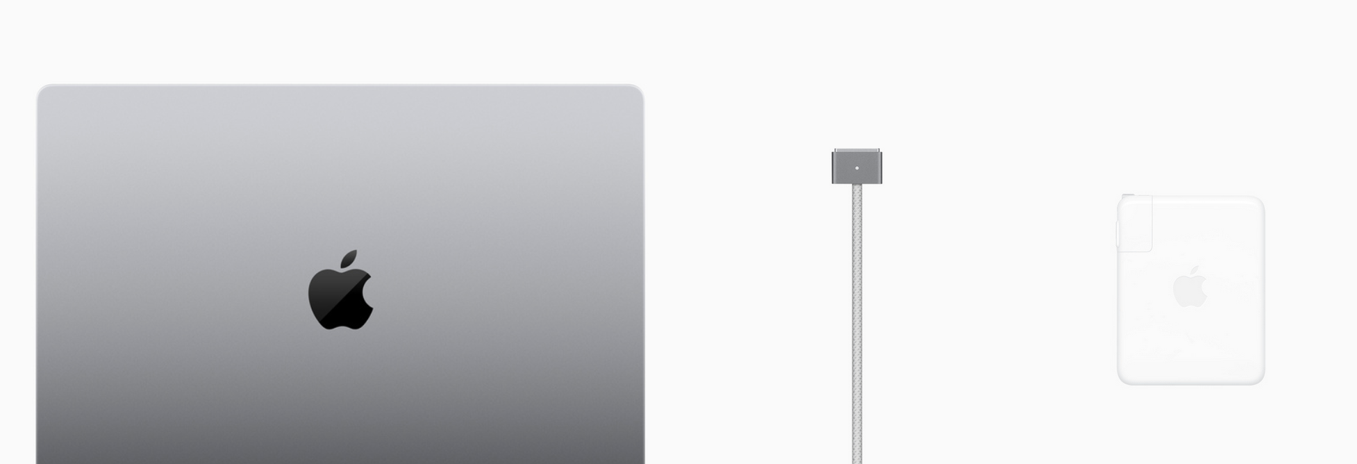 2023 14 and 16-inch MacBook Pros include a color-matched MagSafe charging cable in the box.