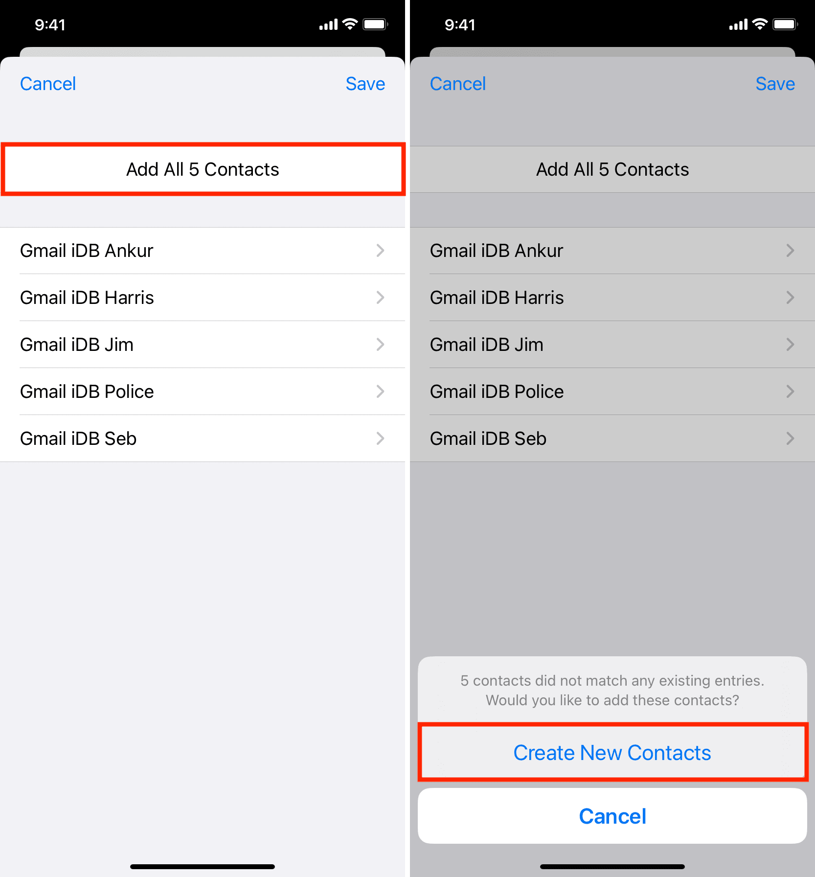 Add all Google Contacts to your iPhone Contacts app