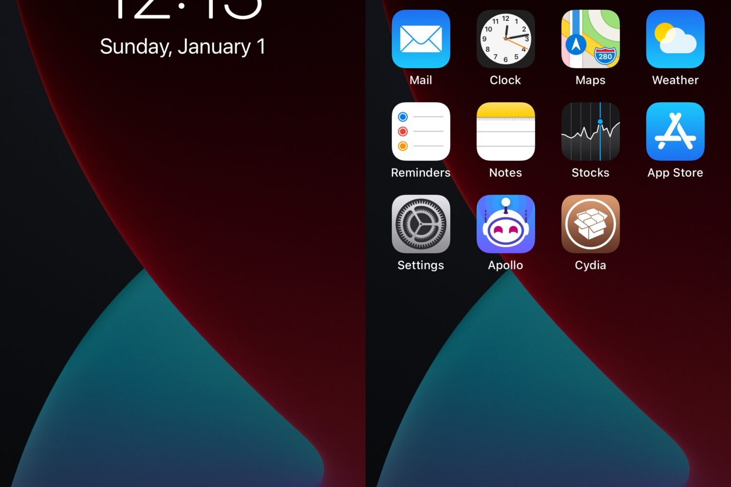 The dim it jailbreak tweak dims the background of the Home and Lock screens.