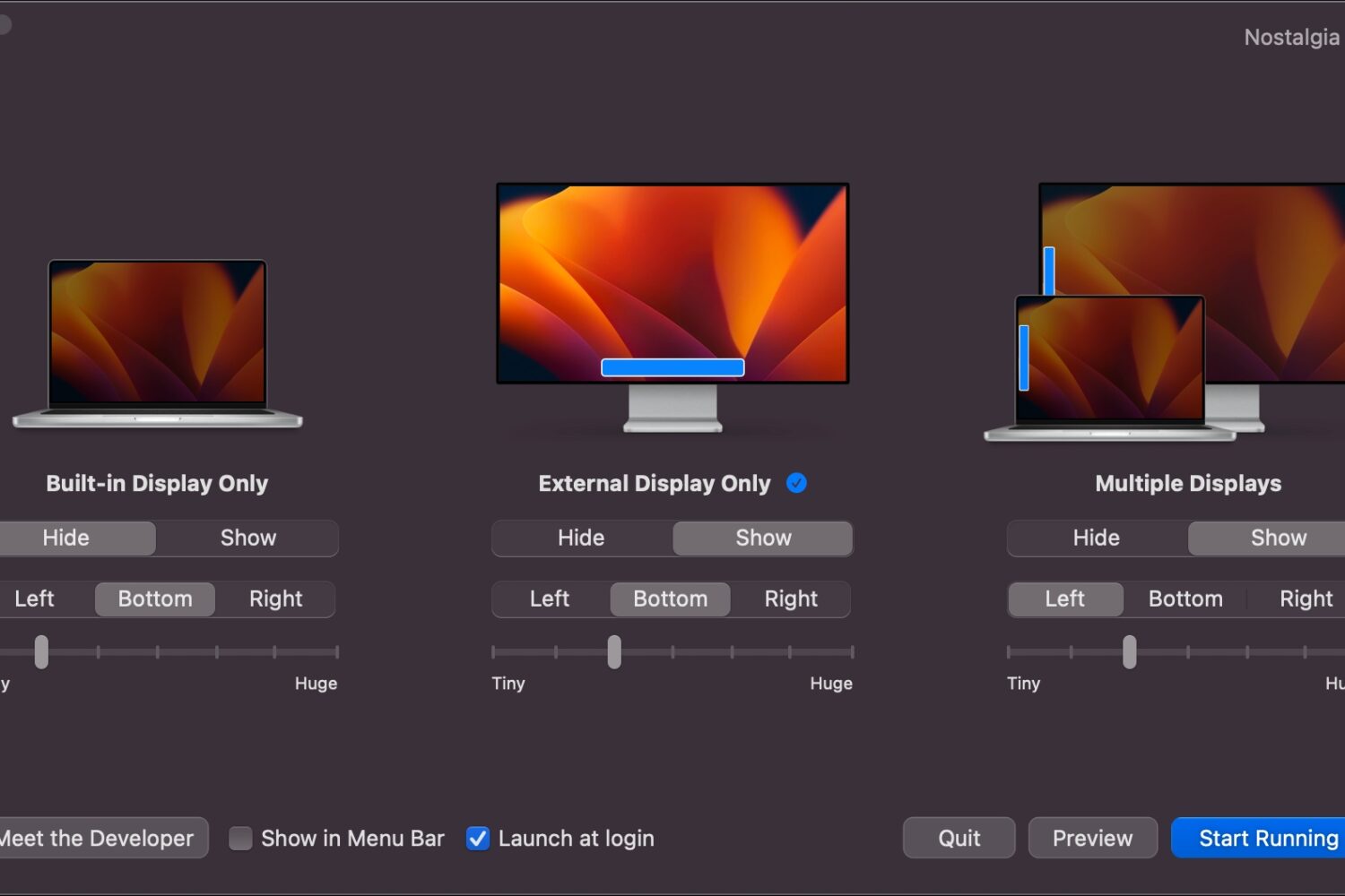 The settings window in HiDock for Mac