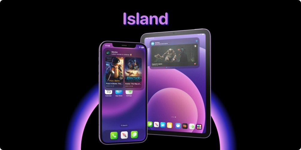 Island upgrades the Dynamic Island experience and ports it to jailbroken iOS & iPadOS 14-16 devices