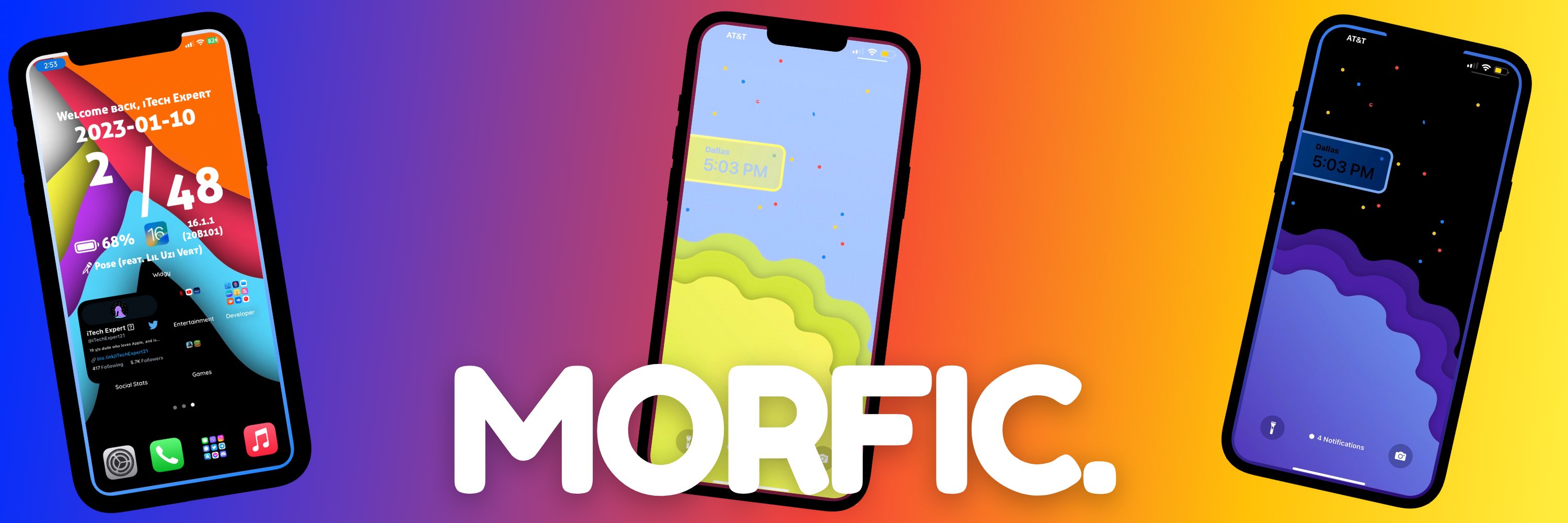 Morfic is a new wallpaper customization app for iPhone.