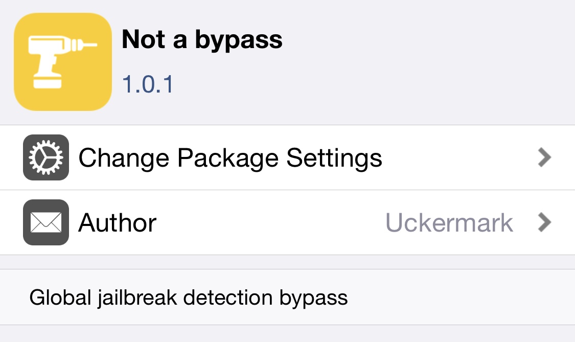 Not a bypass in a package manager app.