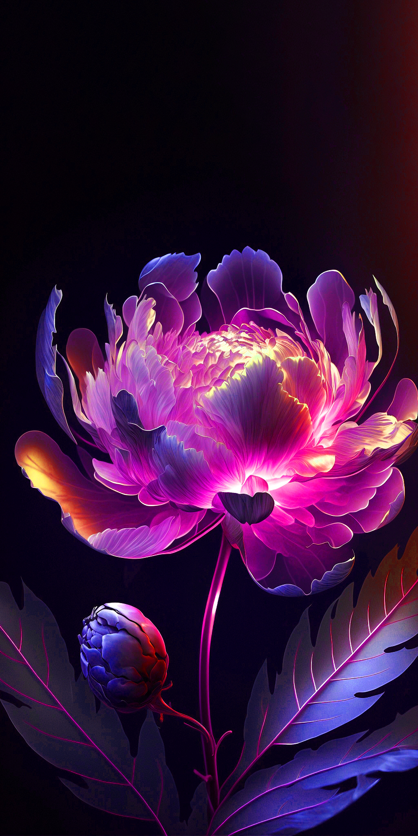HDR flower wallpapers for iPhone