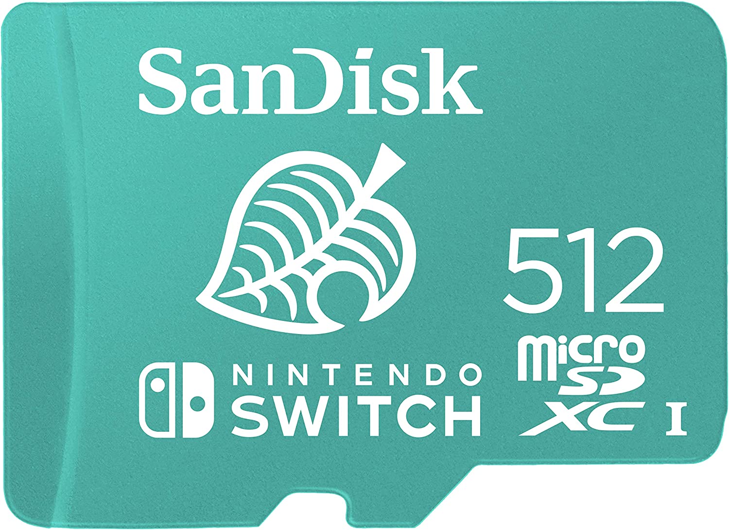 SanDisk Nintendo Switch-licensed microSD card, 512GB capacity.