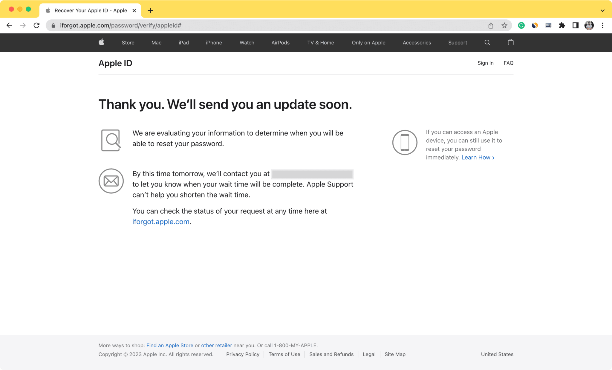 How to reset your Apple account password if you forgot it