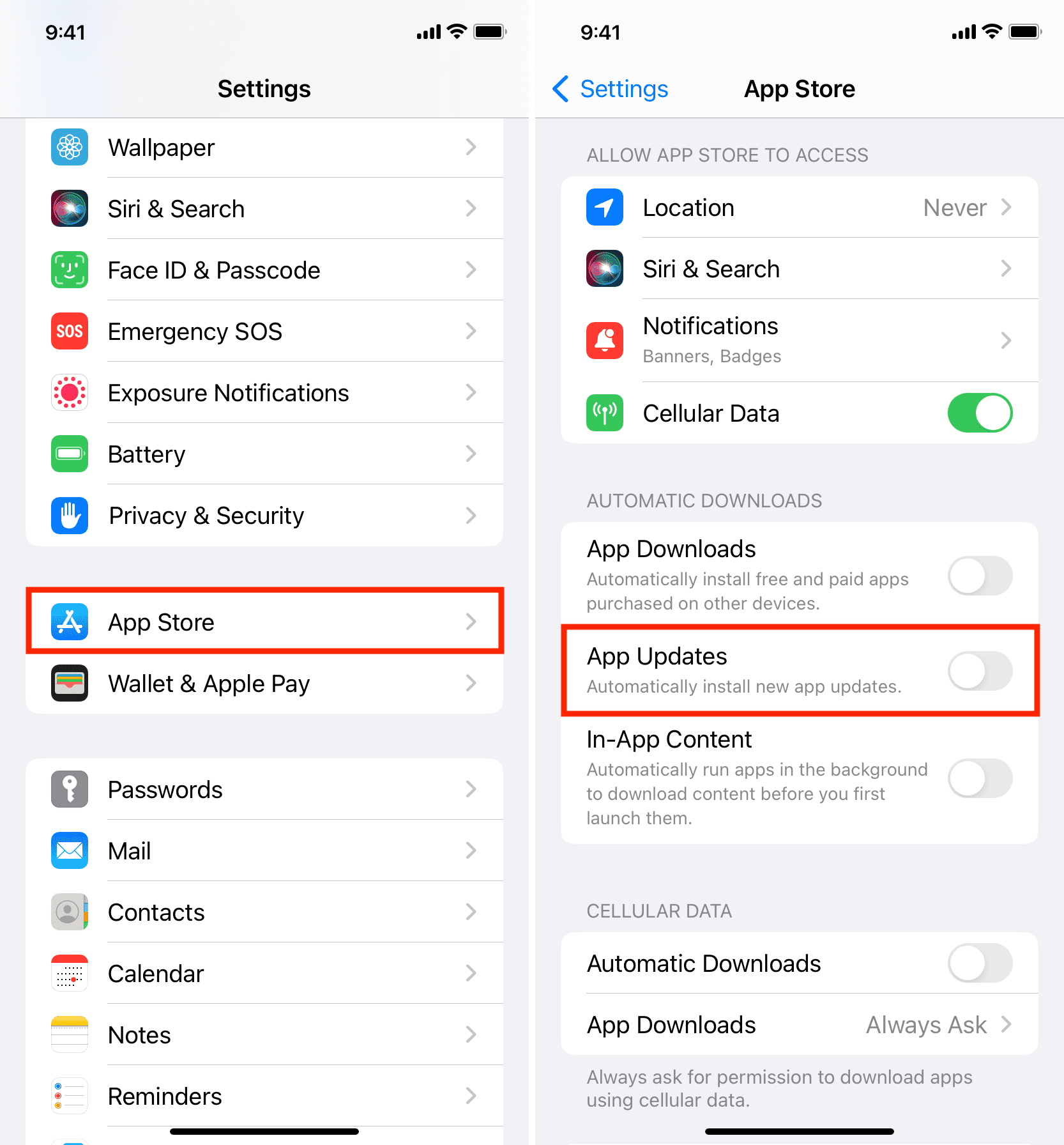 How to Turn Off Auto Update on iPhone