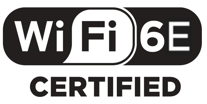 Wi-Fi 6E logo.