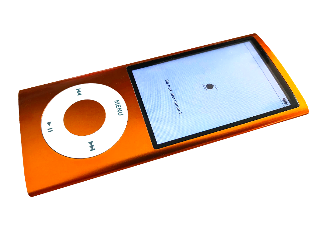 The wInd3x bootrom exploit at work on an iPod Nano 5th generation.