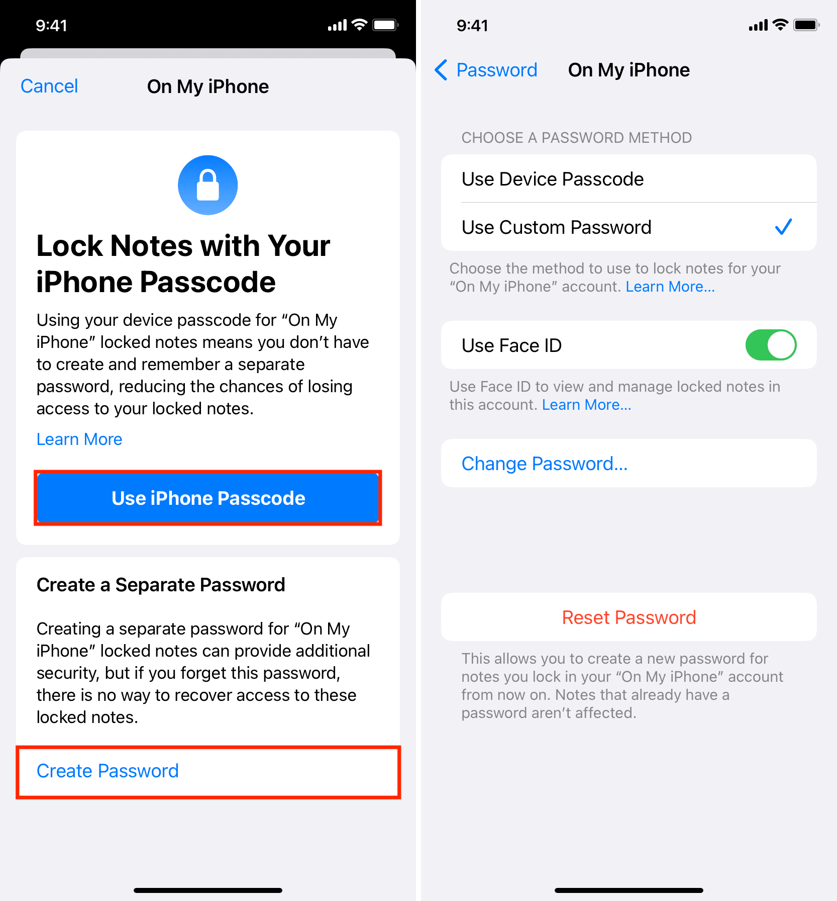 Lock Notes with Your iPhone Passcode