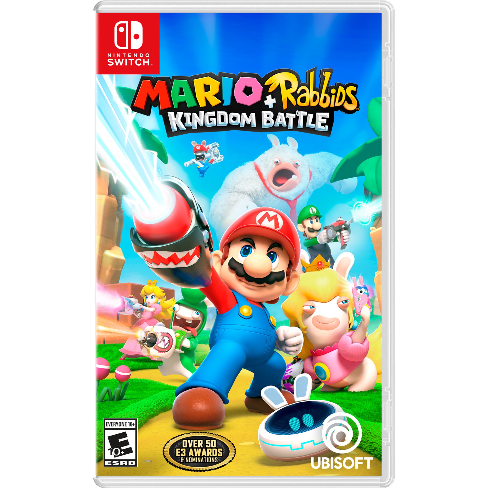 Mario + Rabbids Kingdom Battle game artwork.