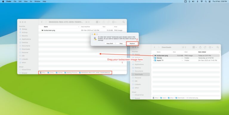 How to change the Lock Screen & login screen wallpaper on Mac