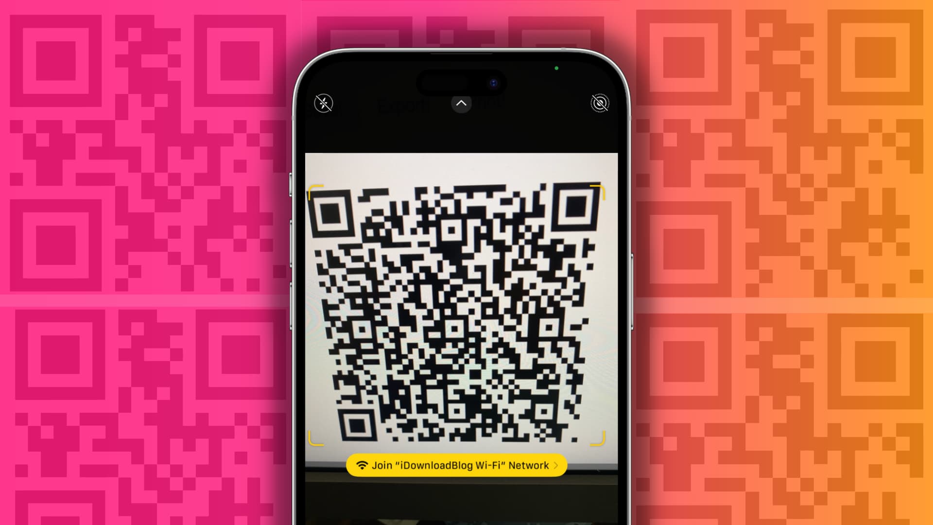 Scanning a QR code using the iPhone Camera