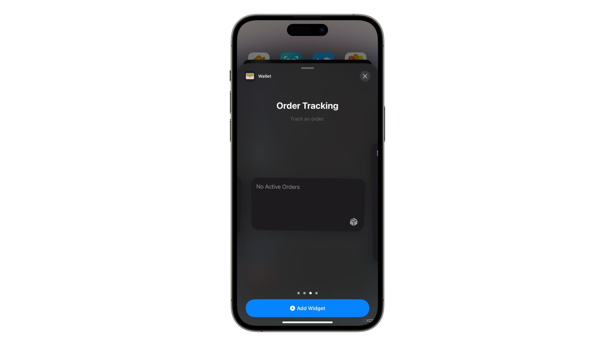 iOS 16.4 adds Order Tracking widgets from the Wallet app