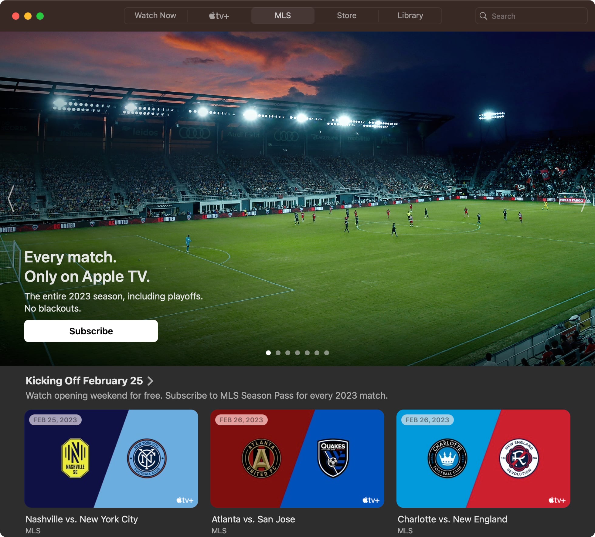 How to subscribe to MLS Season Pass through Apple’s TV app