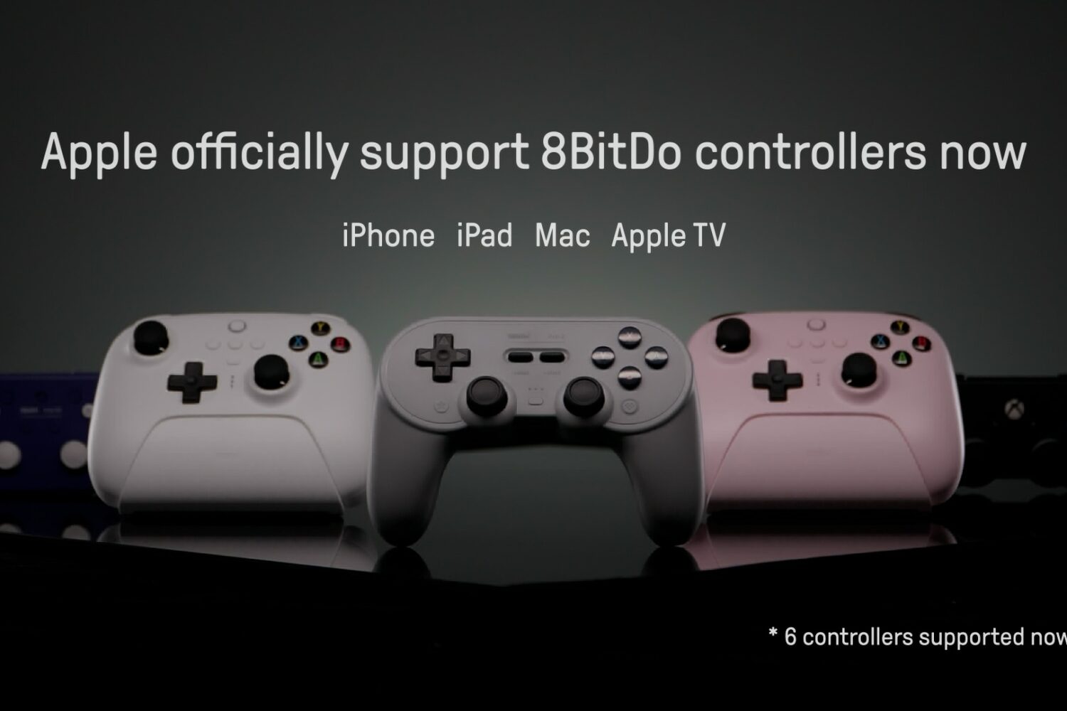 Six gaming controllers from 8BitDo that support Apple devices