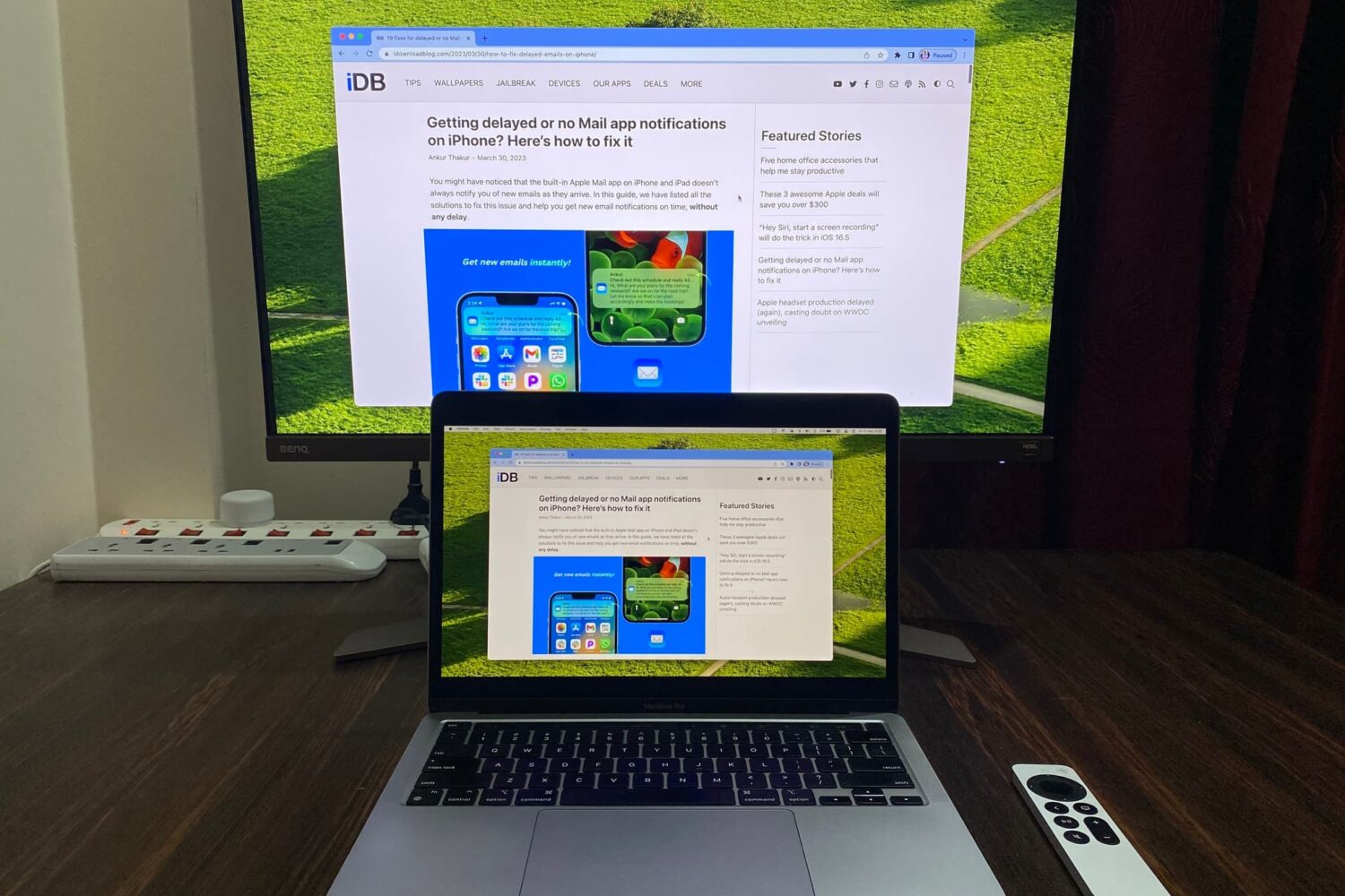 Mirroring my Mac's screen to Apple TV