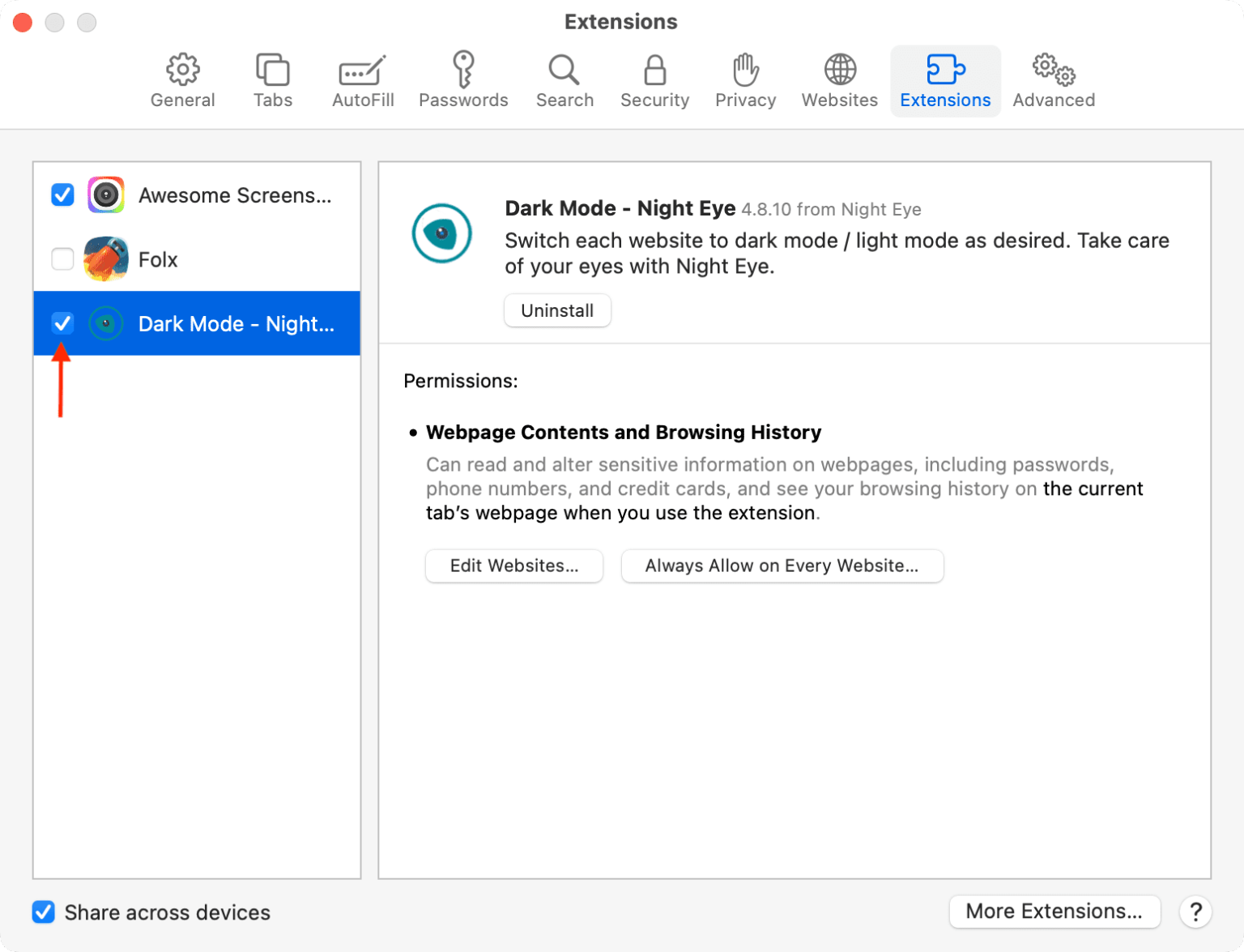 How to force Dark Mode on any website on Mac and PC