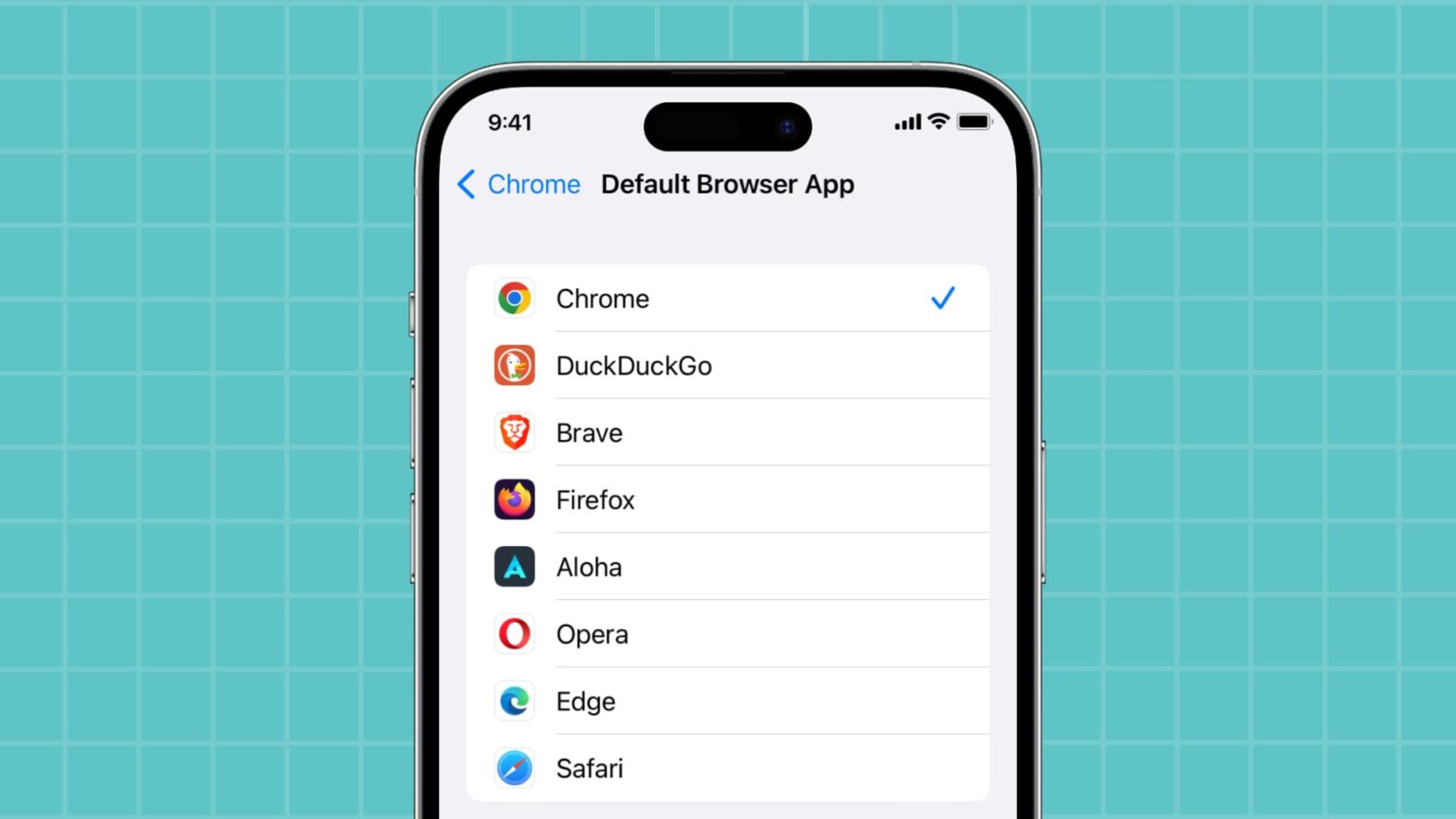 How to change the default web browser on iPhone and iPad