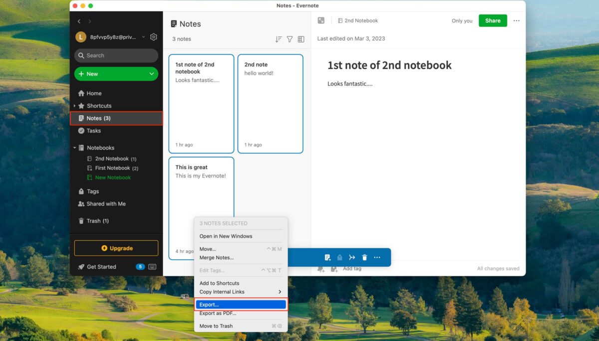 How to export notes from Evernote (step-by-step guide)