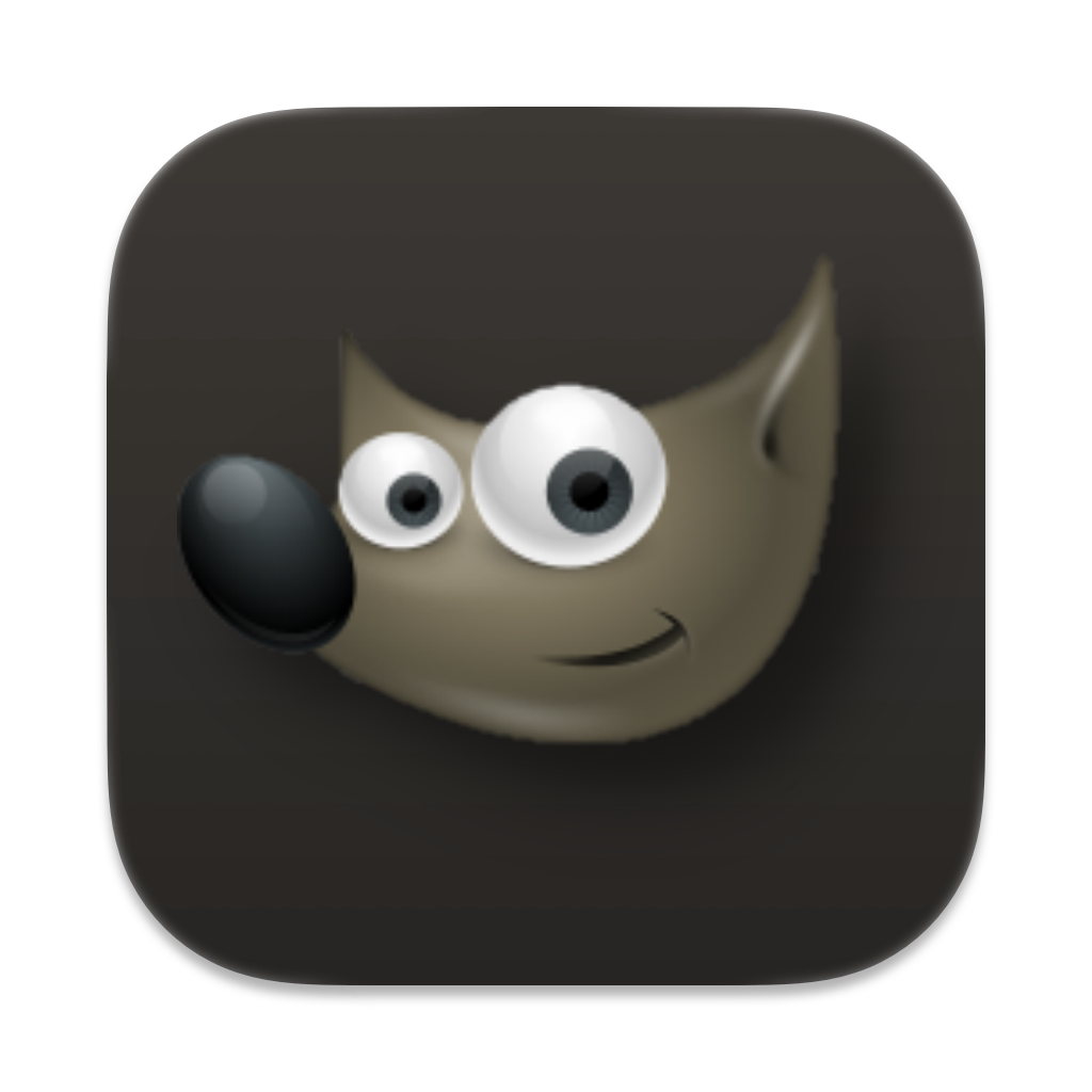 ikon aplikasi GIMP.