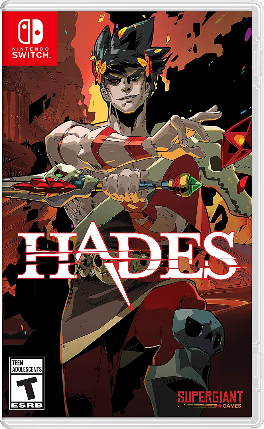 Hades Nintendo Switch artwork.